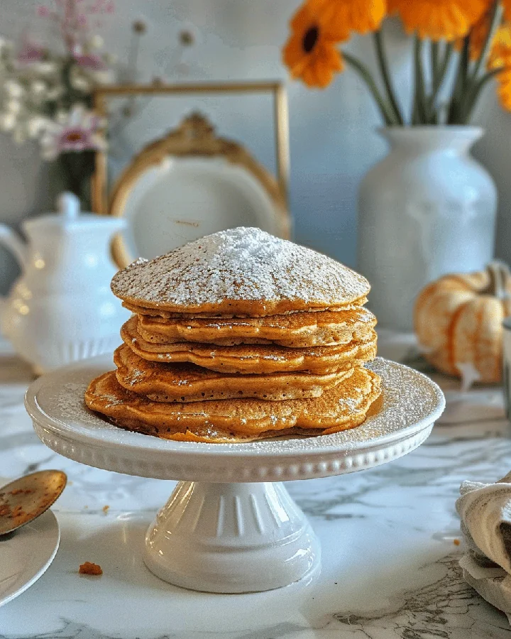Parfait Pancakes épicés à la citrouille pour un matin doux